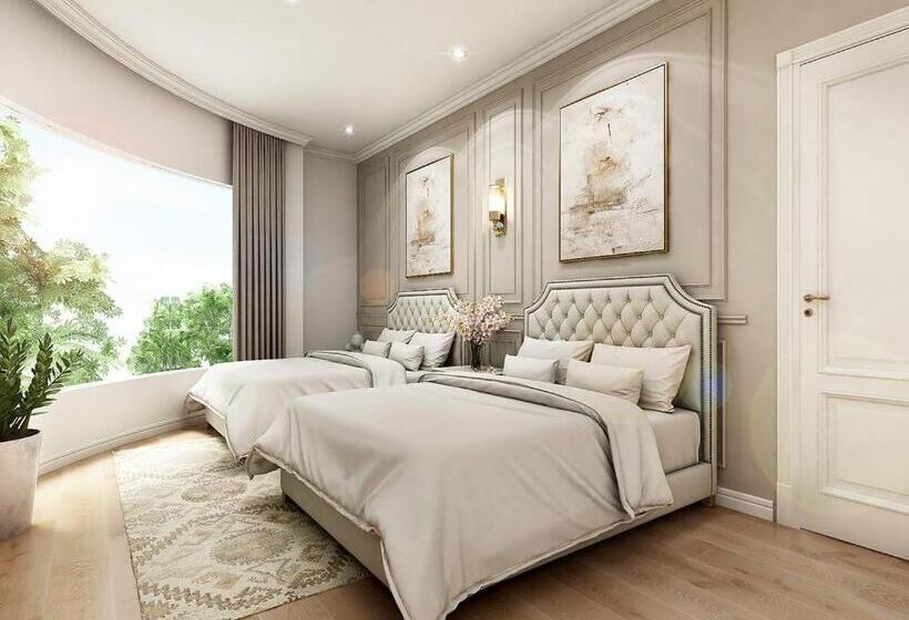 اتاق لوکس با بالکن و چشمانداز دریا, The Villa Hieu Hy