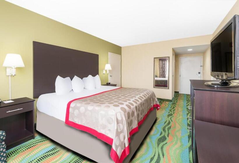 带大床的标准间, Ramada By Wyndham Vandalia