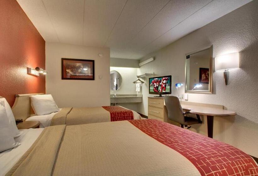Номер Стандарт 2 Двуспальные Кровати, Red Roof Inn St Louis  Westport