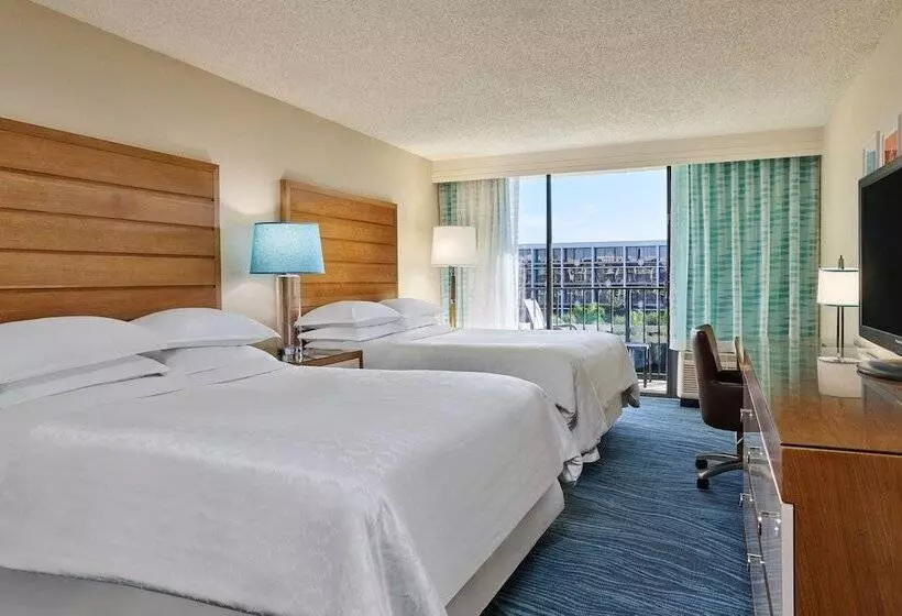 ２ダブルベッドのスタンダードルーム, Sheraton Orlando Lake Buena Vista Resort