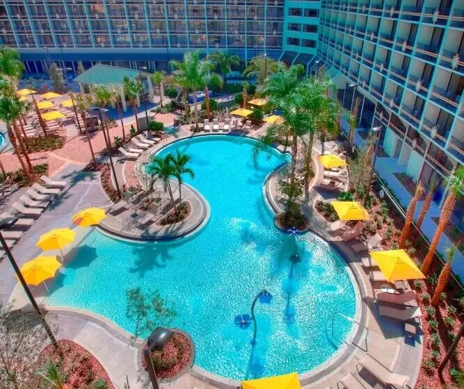 ２ダブルベッドのスタンダードルーム, Sheraton Orlando Lake Buena Vista Resort