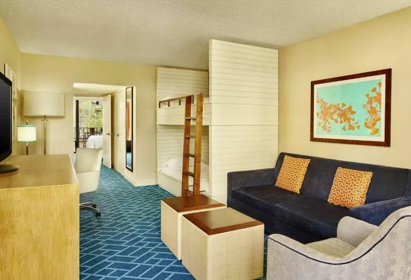プールビューファミリールーム, Sheraton Orlando Lake Buena Vista Resort