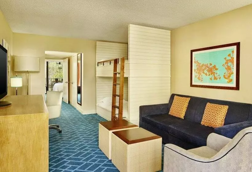 プールビューファミリールーム, Sheraton Orlando Lake Buena Vista Resort
