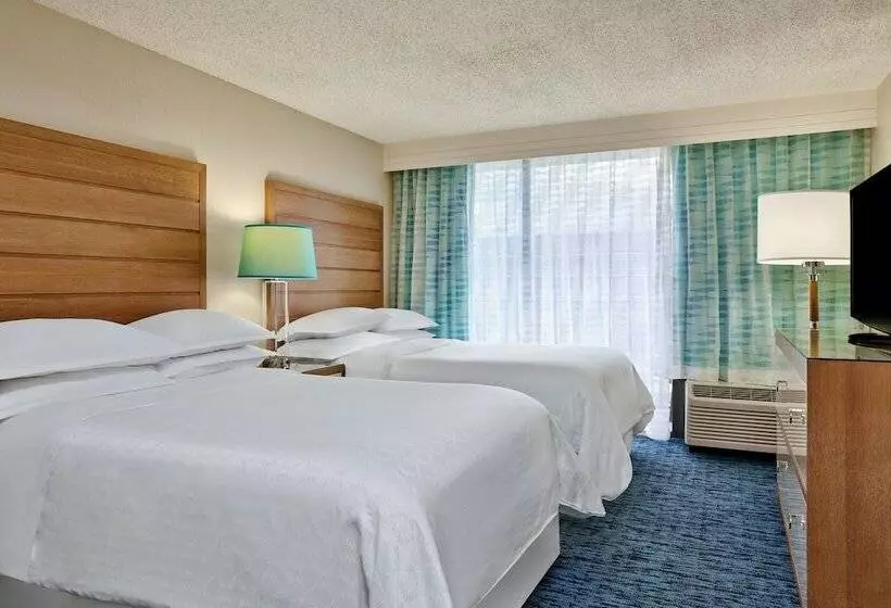 ２ダブルベッドのスタンダードルーム, Sheraton Orlando Lake Buena Vista Resort