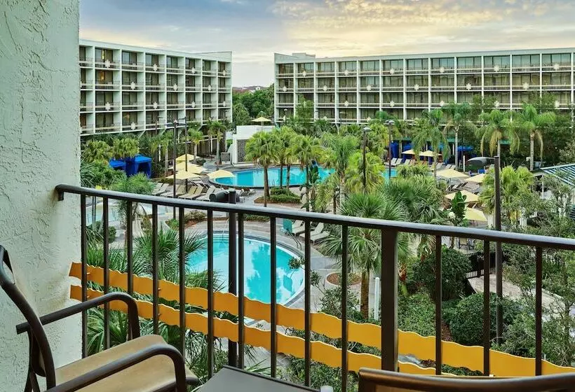 ２ダブルベッドのスタンダードルーム, Sheraton Orlando Lake Buena Vista Resort