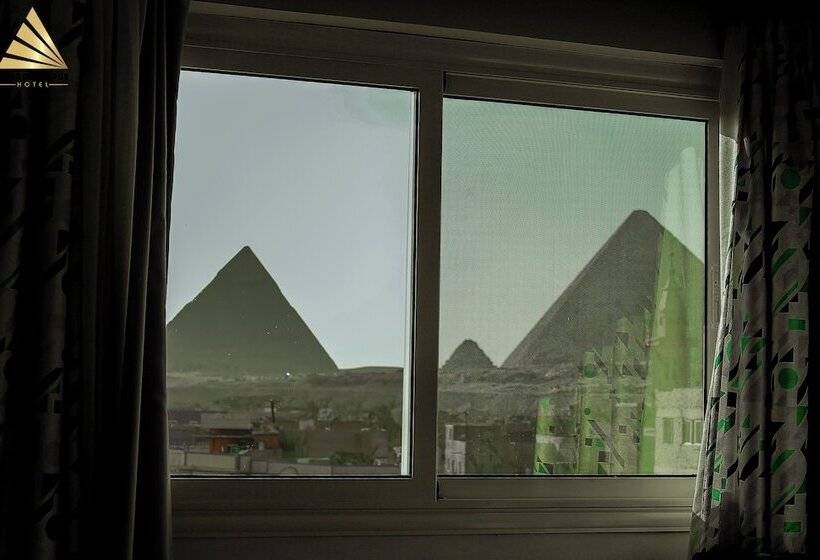 اتاق لوکس با چشم‌انداز, Pyramid Edge Hotel & Exclusive Pyramids View Rooftop