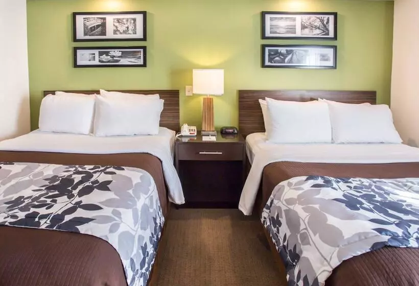 اتاق استاندارد با 2 تخت دوبل, Sleep Inn Nashville North   Downtown Area