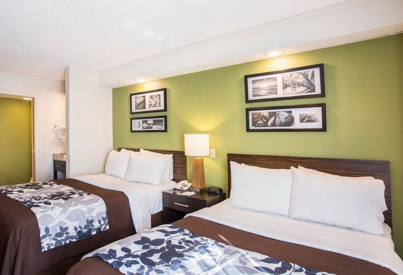 اتاق استاندارد با 2 تخت دوبل, Sleep Inn Nashville North   Downtown Area