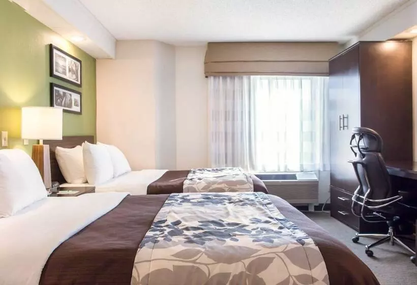 اتاق استاندارد با 2 تخت دوبل, Sleep Inn Nashville North   Downtown Area