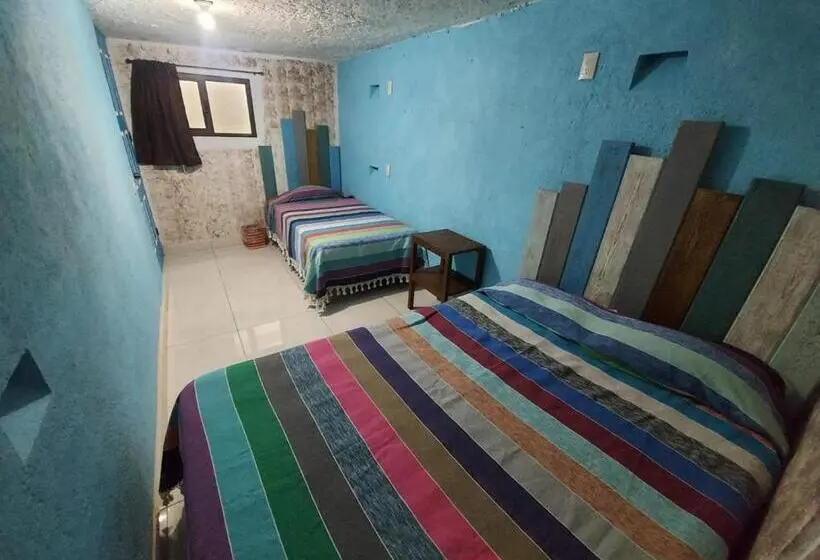 バス共有のスタンダードルーム, Hostal El Alebrije