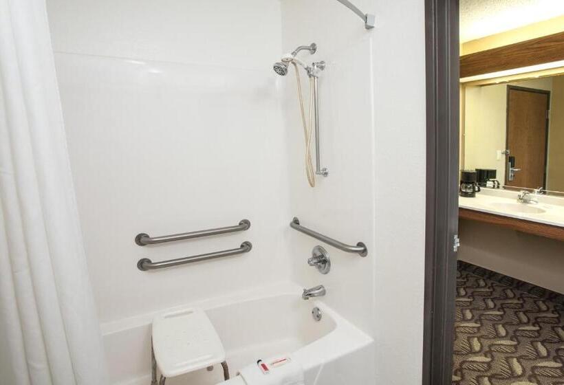 스탠다드 룸 킹사이즈 침대, Super 8 By Wyndham Dwight