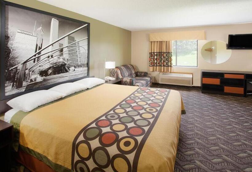 스위트 킹사이즈 침대, Super 8 By Wyndham Dwight