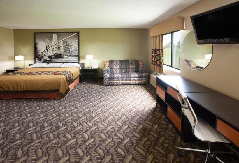 스위트 킹사이즈 침대, Super 8 By Wyndham Dwight