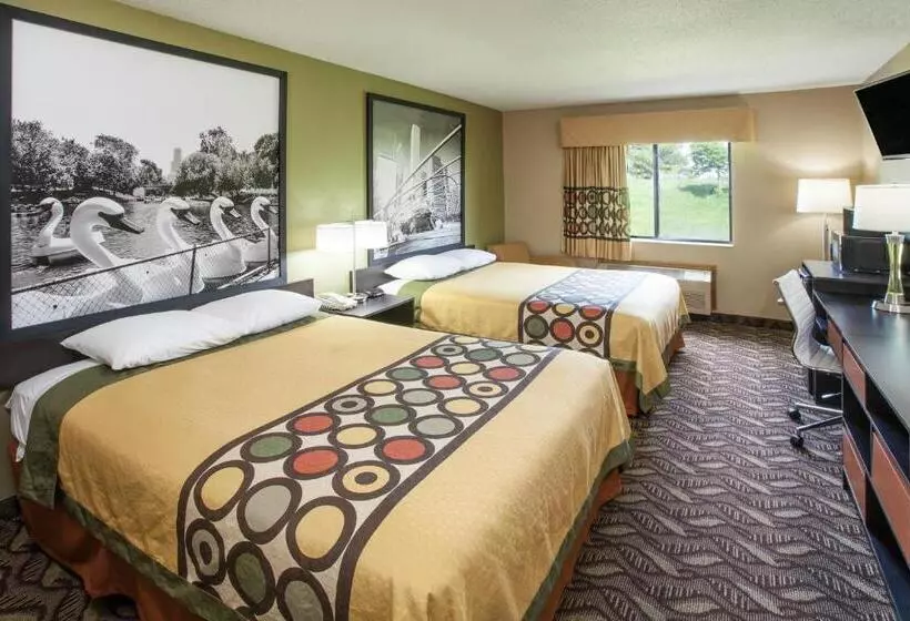 Standard-huone, Super 8 By Wyndham Dwight