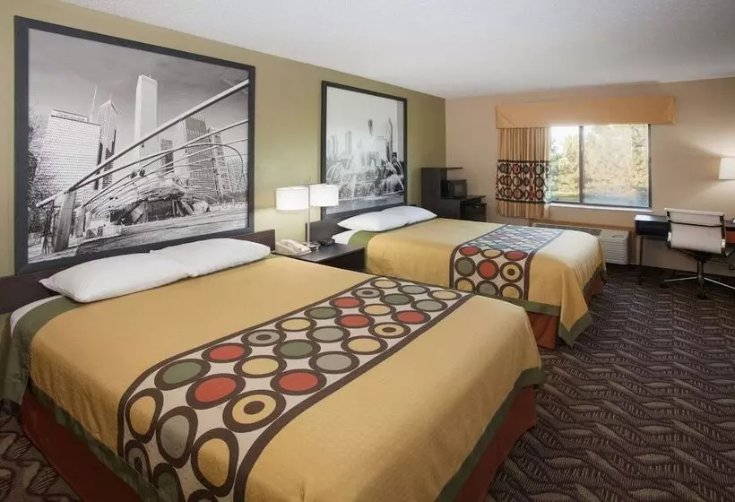 Standard-huone, Super 8 By Wyndham Dwight