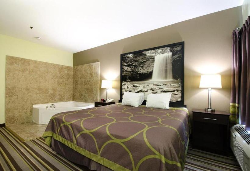 스위트 킹사이즈 침대, Super 8 By Wyndham Hull Street Midlothian Richmond Area