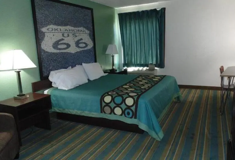 キングサイズベッドのスタンダードルーム, Super 8 By Wyndham Sapulpa/tulsa Area