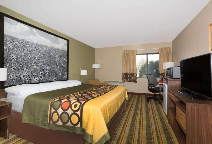 带大床的标准间, Super 8 By Wyndham Sterling Co