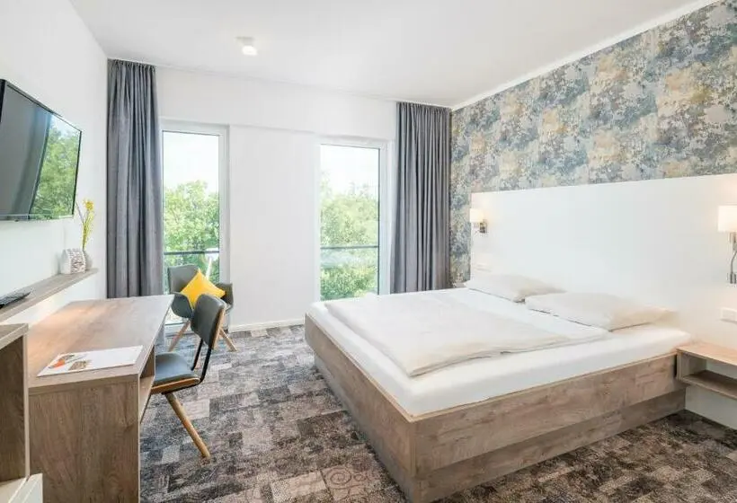 シングルデラックスルーム, Stadthotel Lohne, Self Check In, Mit Bäckerei Und Cafe