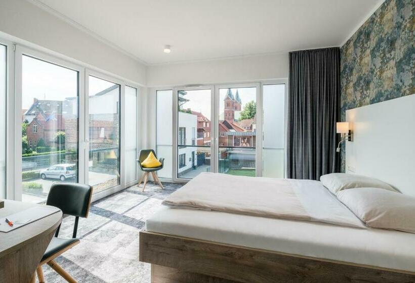 シングルデラックスルーム, Stadthotel Lohne, Self Check In, Mit Bäckerei Und Cafe