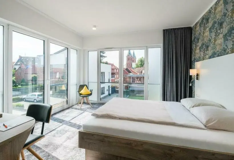 シングルデラックスルーム, Stadthotel Lohne, Self Check In, Mit Bäckerei Und Cafe