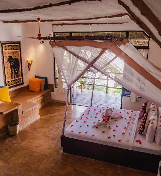 套房侧面可观海景, Sunshine Bay Hotel Zanzibar