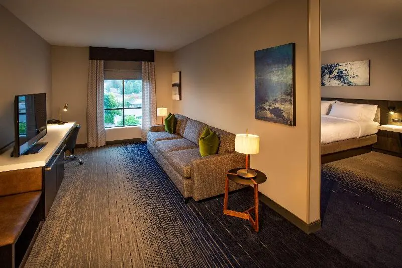 キングサイズベッドのジュニアスイート, Hilton Garden Inn Redmond Seattle