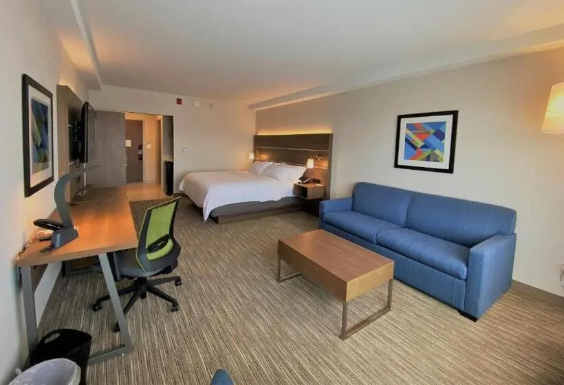 キングサイズベッドのスイートルーム, Holiday Inn Express & Suites   Aurora, An Ihg