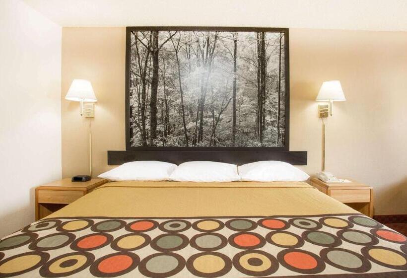 غرفة قياسية سرير كينج, Super 8 By Wyndham Lexington Va