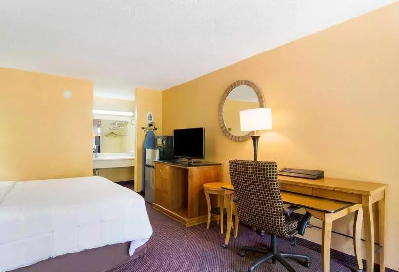 キングサイズベッドのデラックスルーム, Americas Best Value Inn Darien
