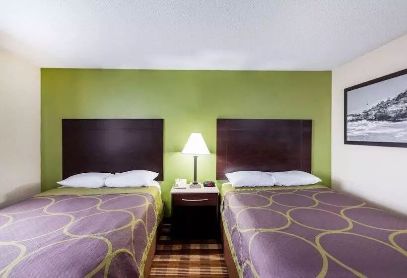 اتاق استاندارد با 2 تخت دوبل, Super 8 By Wyndham Bangor