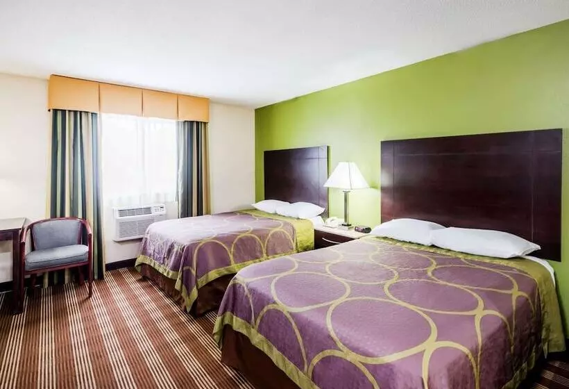اتاق استاندارد با 2 تخت دوبل, Super 8 By Wyndham Bangor