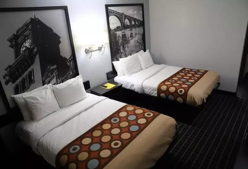 ２ダブルベッドのスタンダードルーム, Super 8 By Wyndham Richmond Airport Va