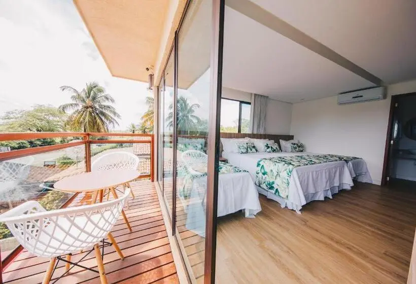デラックスの４人部屋, Pousada Morro Do Farol