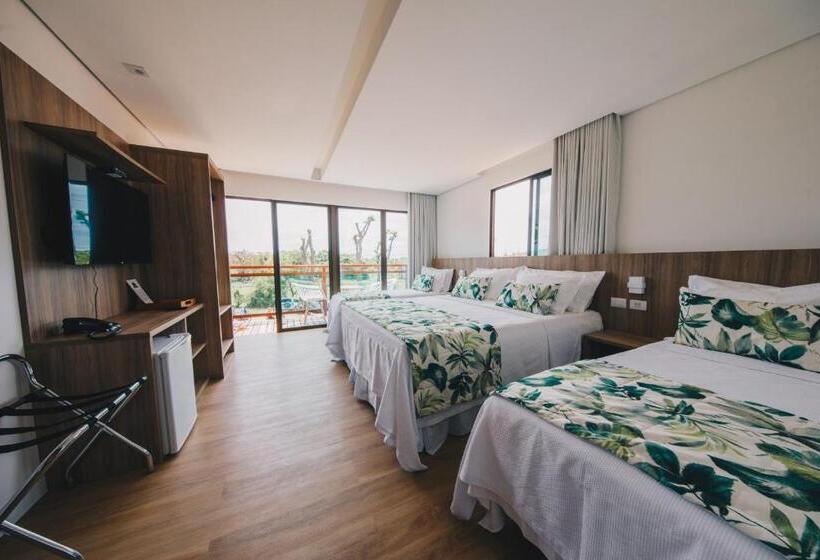 חדר דלוקס לארבעה, Pousada Morro Do Farol