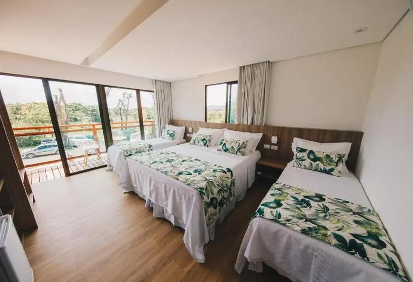 デラックスの４人部屋, Pousada Morro Do Farol