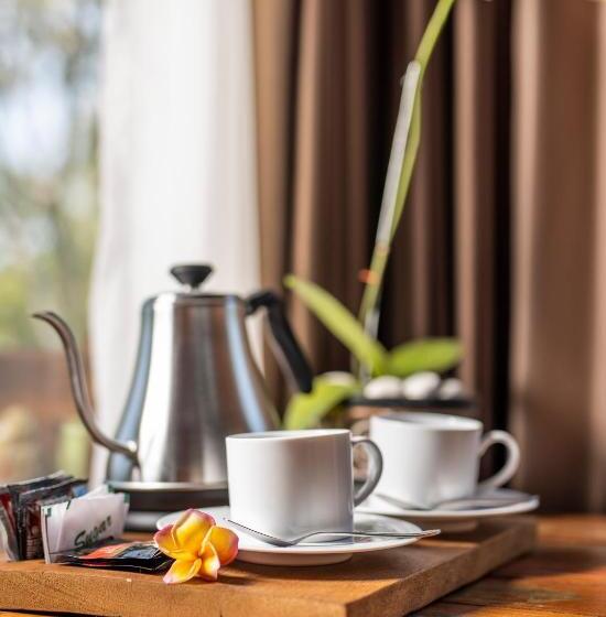 חדר דלוקס עם מרפסת, Green Space Villa