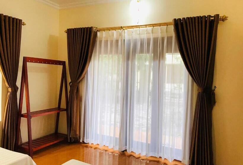 اتاق استاندارد چهارنفره با چشمانداز باغ, Tam Coc Hello Homestay