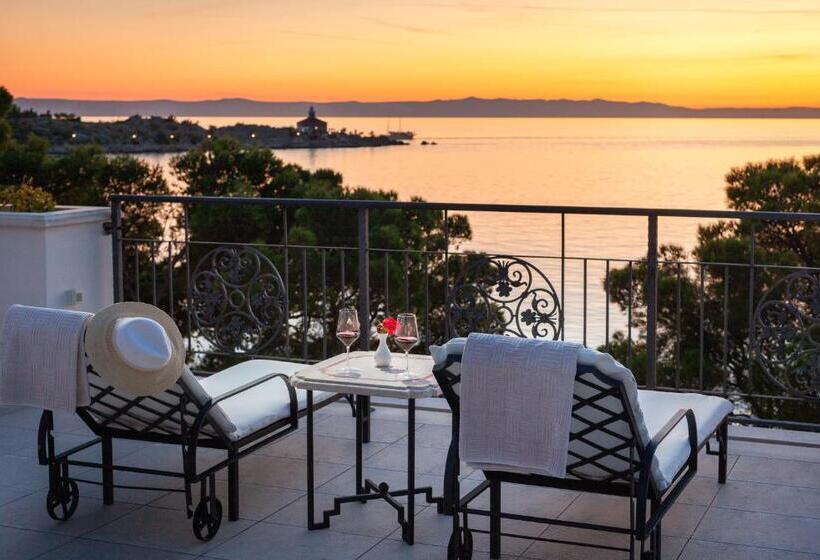 스탠다드 발코니 룸 측면 바다 전망, Luxury Rooms Villa Jadranka