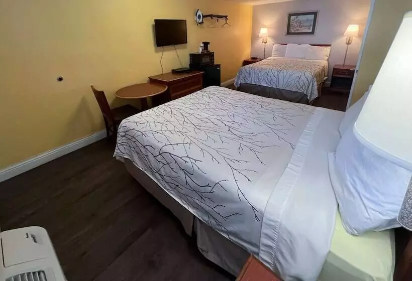 ２ダブルベッドのスタンダードルーム, Motel 6 San Francisco Ca Fishermans Wharf