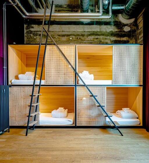 חדר סטנדרט חדר אמבטיה משותף, Silo Design & Boutique Hostel Basel