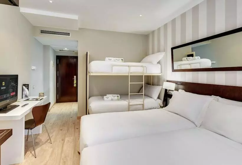 اتاق استاندارد چهار تخته, Sercotel Madrid Aeropuerto