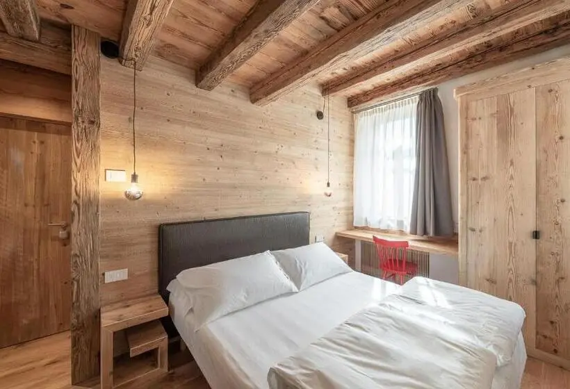 キングサイズベッドのデラックスルーム, Alla Stazion Locanda Nelle Dolomiti