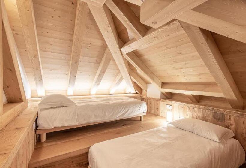 キングサイズベッドのデラックスルーム, Alla Stazion Locanda Nelle Dolomiti