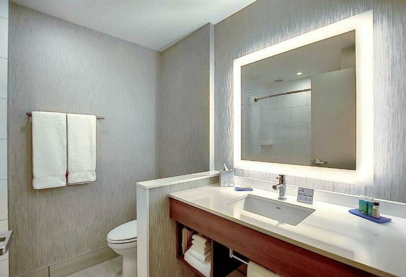 מיטת קינג בסוויטה, Holiday Inn Express & Suites   Calgary Airport Trail Ne, An Ihg