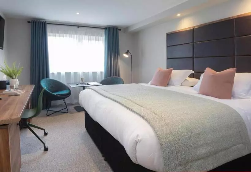 キングサイズベッドのスタンダードルーム, Mytton Fold Hotel, Ribble Valley