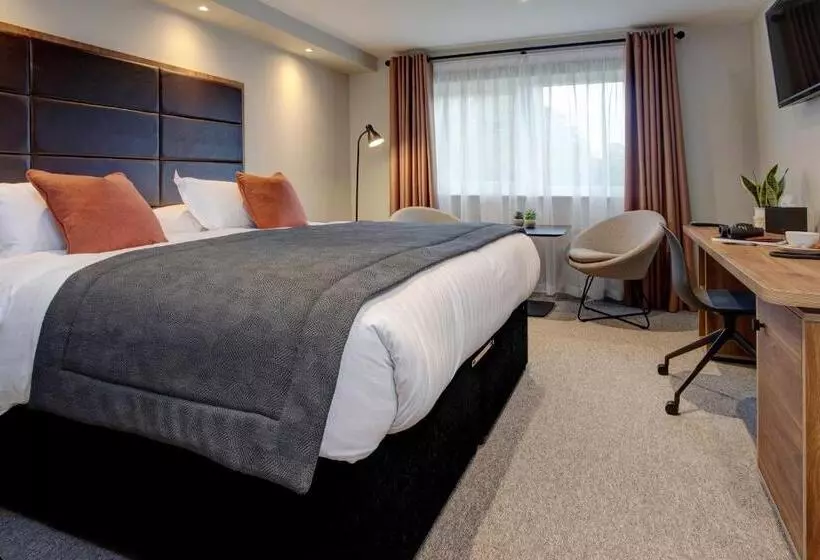 キングサイズベッドのスタンダードルーム, Mytton Fold Hotel, Ribble Valley