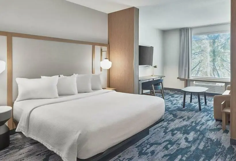 キングサイズベッドのスイートルーム, Fairfield Inn & Suites By Marriott Penticton