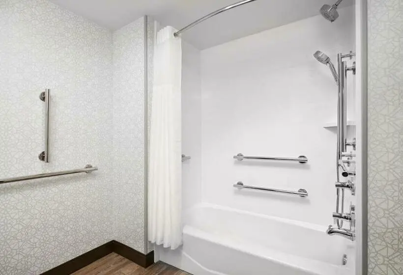 身障者適用キングサイズベッドルーム, Hampton Inn Clewiston