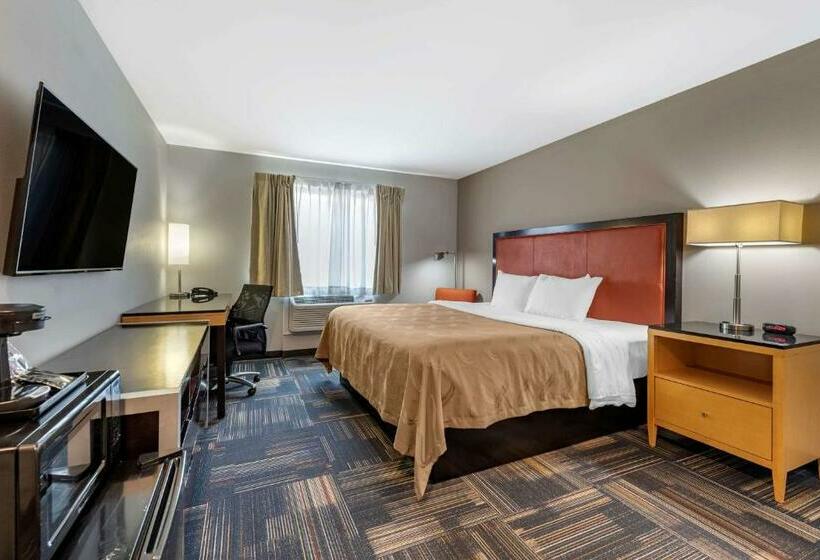 חדר סטנדרט עם מיטת קינג, Quality Inn & Suites Evansville Downtown
